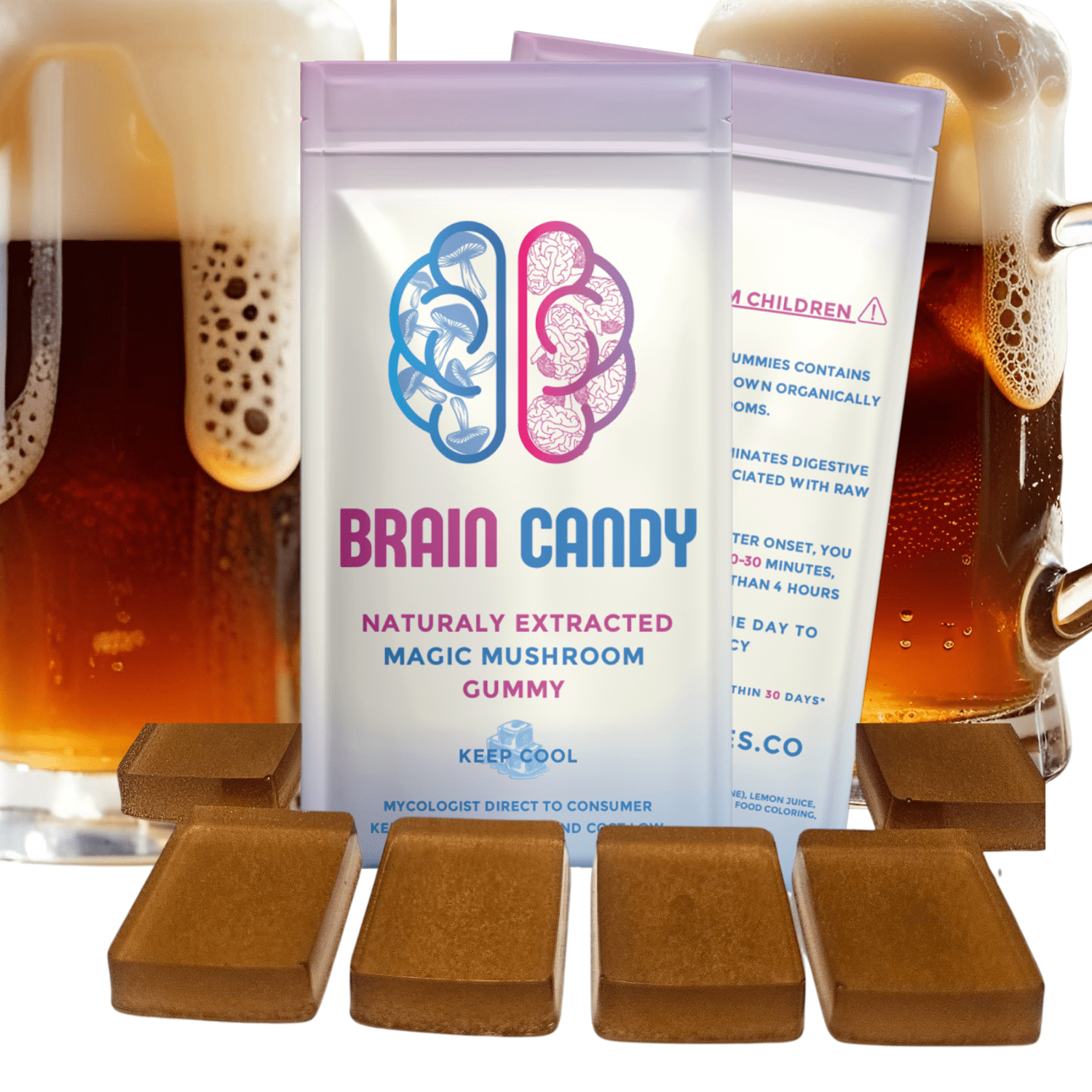 Get Magic Mushroom Shroom Golden Root Beer Gummies Online Canada